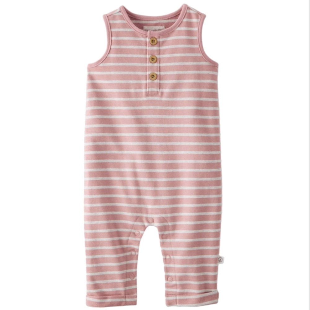 Little Planet By Carter's Baby Winter Blush Tank Striped Jumpsuit Size 6mos